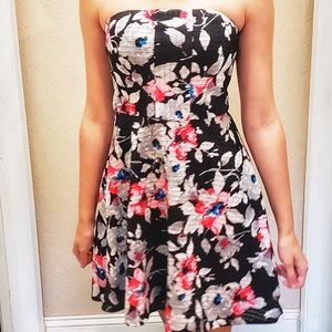 Express dress size 2 floral multi color